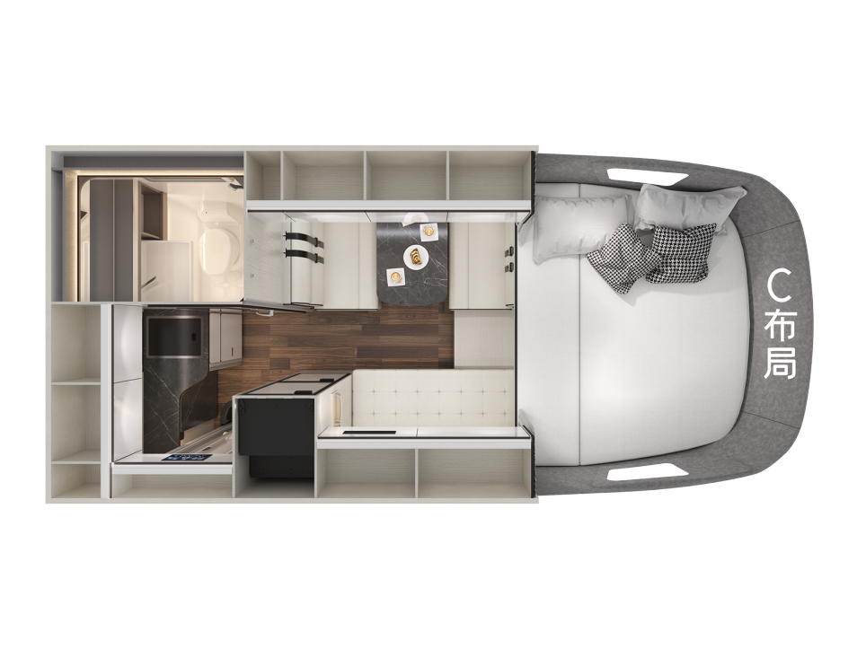 自由炮系列房車布局盤點，總有一款適合你！